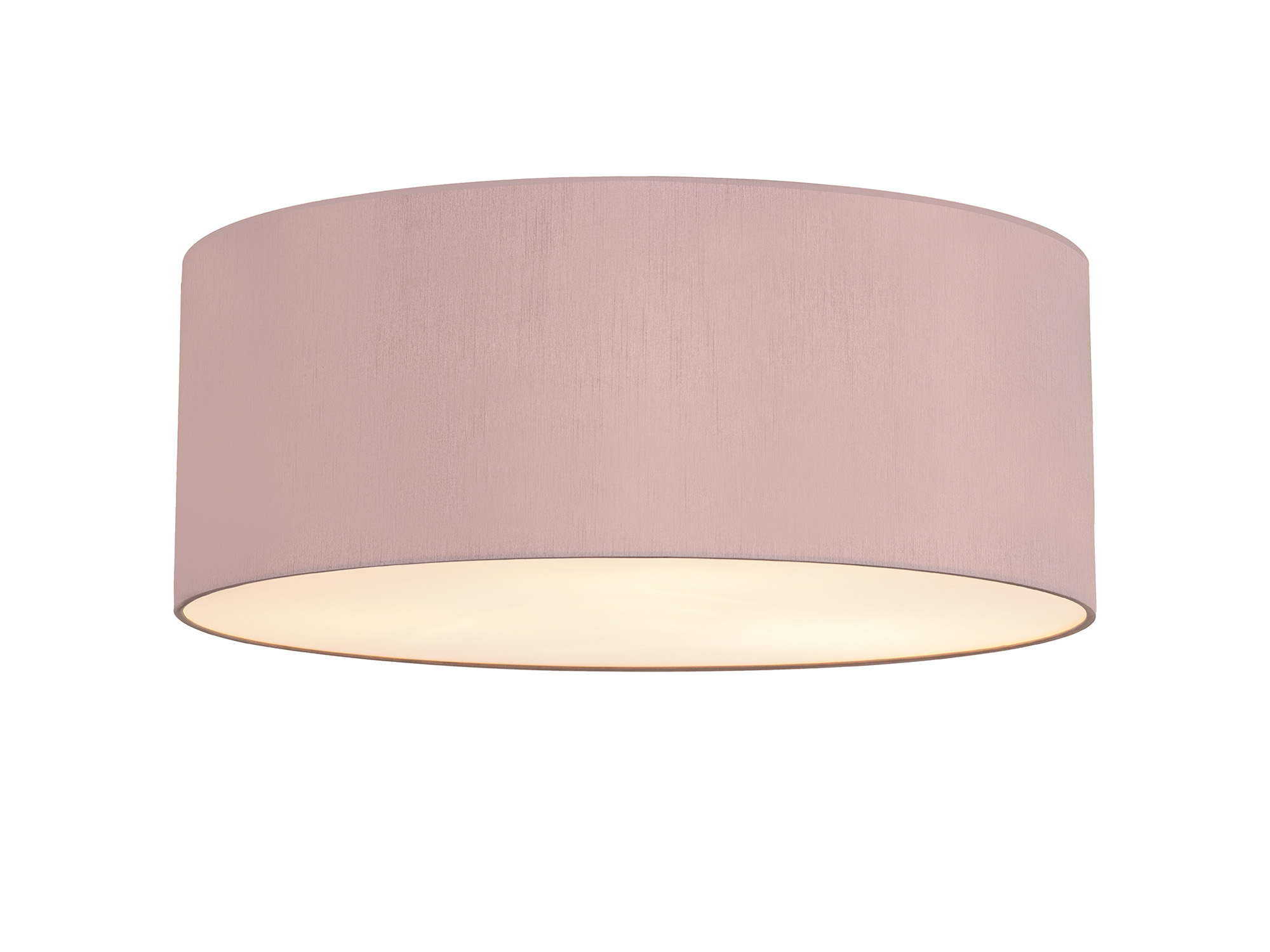DK0643  Baymont 60cm Flush 5 Light Taupe/Halo Gold, Frosted Diffuser